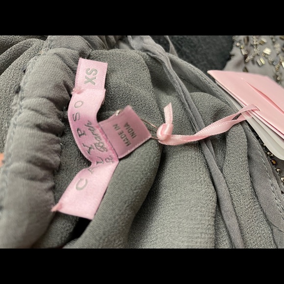 Serpina Silk Embellished Dress - Picture 4 of 4